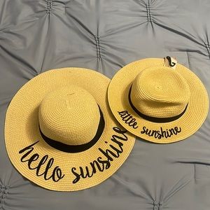 mommy and me beach hats
